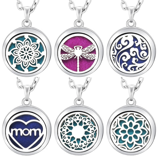 Aromatherapy Essential Oil Diffuser Necklace – Calmware Wellness Jewelry