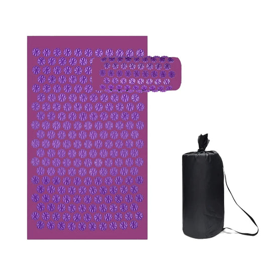 Acupressure Mat Set for Pain Relief, Relaxation & Stress Reduction