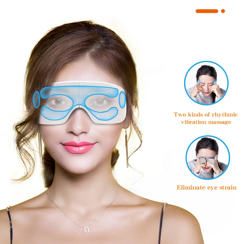 Calmware™ Smart Eye Massager – Heat & Vibration for Eye Fatigue Relief