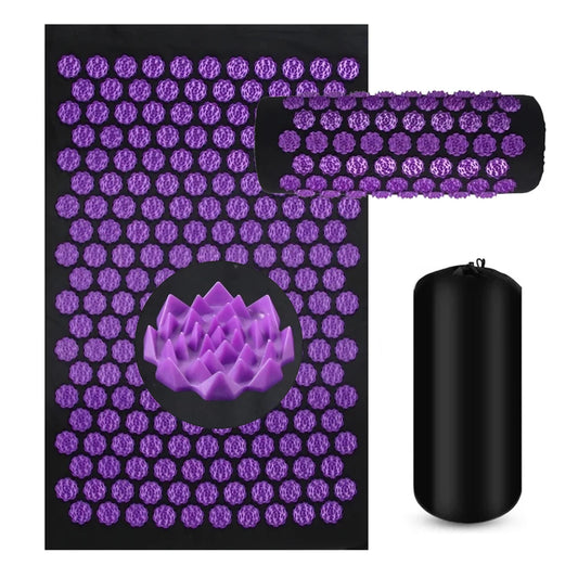 Acupressure Mat Set for Pain Relief, Relaxation & Stress Reduction